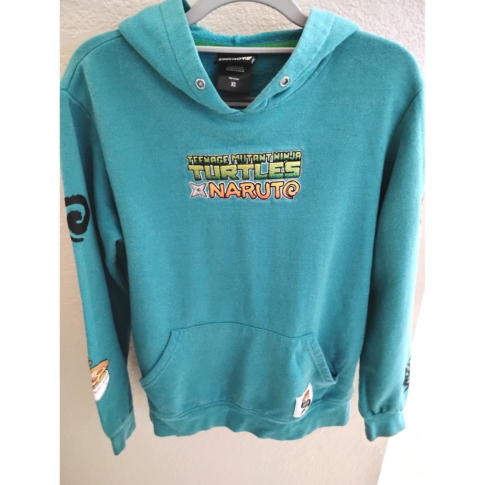 🌊 TMNT Naruto Crossover Hoodie Cozy retro Streetwear Y2K Gorpcore skater indie